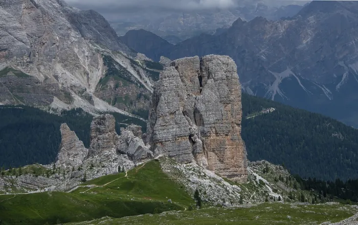 Framed Print : Cinque torri, italy