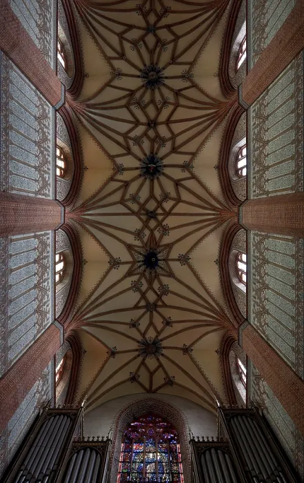 Framed Print : Former Cistercian church, central nave vault