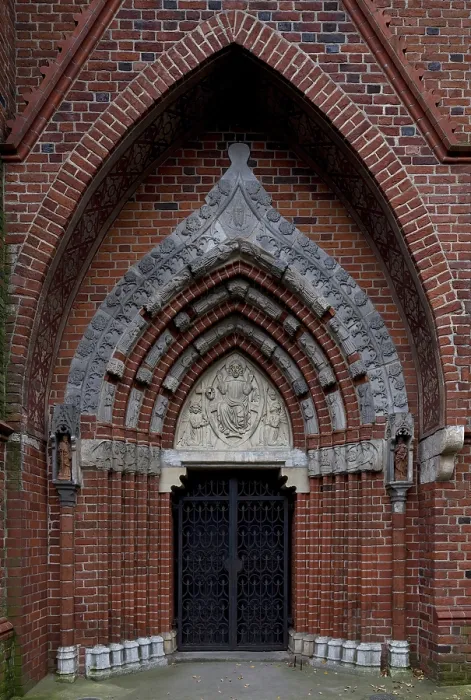 Framed Print : Former Cistercian church, north portal