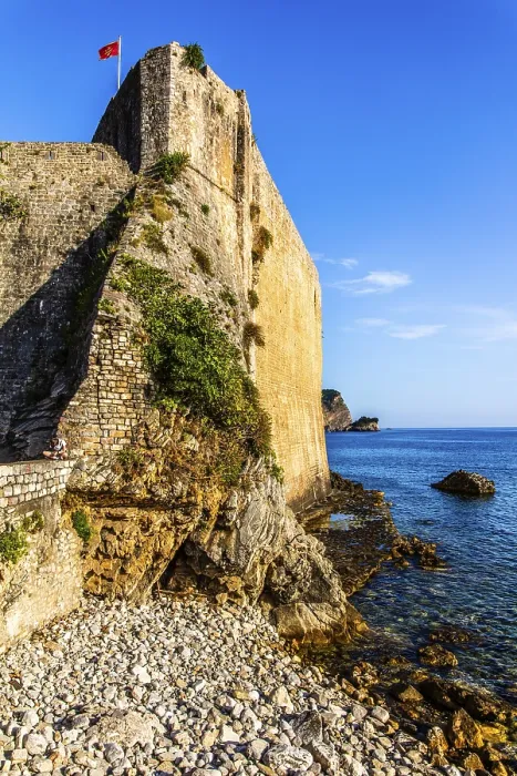 Framed Print : Citadel in the old town centre of Budva