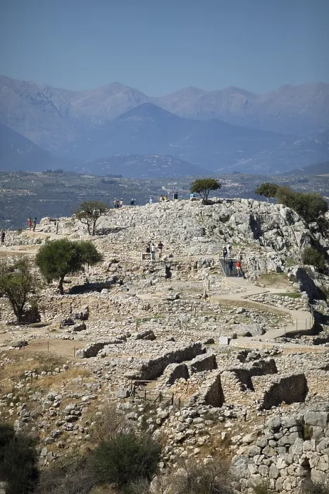 Framed Print : Citadel with walls, Mycenae, Greek archaeological site Framed Print : Citadel with walls, Mycenae, Greek archaeological site