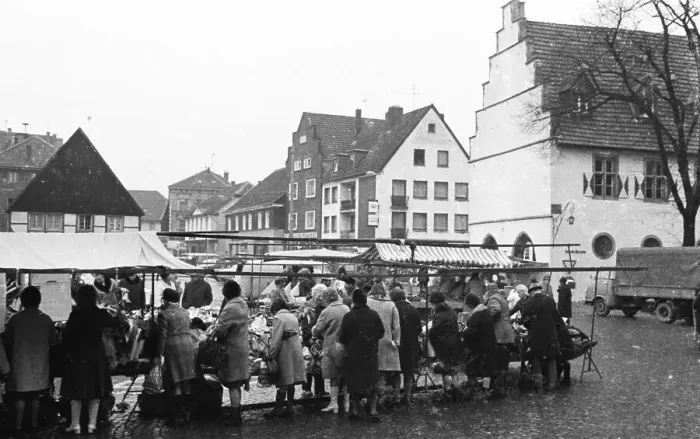 Framed Print : A citizens initiative (Buergerwille) opposed incorporation in Schwerte on 5