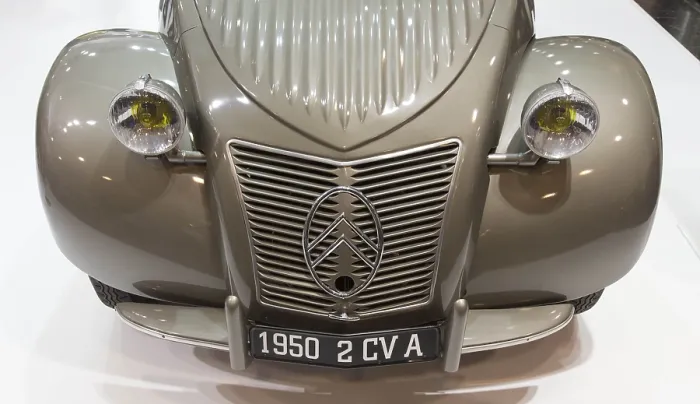 Framed Print : A Citroen 2 CV A, built in 1950