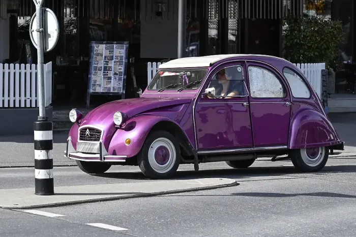 Framed Print : Citroen 2CV Duck