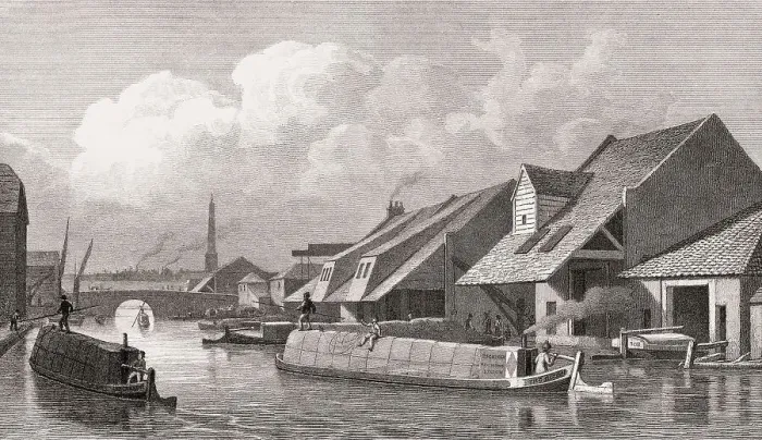 Framed Print : The City Basin, Regent's Canal