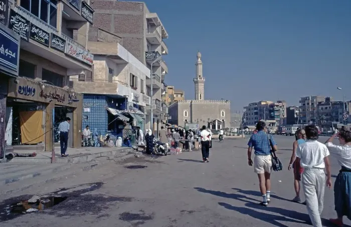 Framed Print : City centre, Suez, Red Sea, Egypt, September 1989, vintage, retro, old, historic, Africa Framed Print : City centre, Suez, Red Sea, Egypt, September 1989, vintage, retro, old, historic, Africa