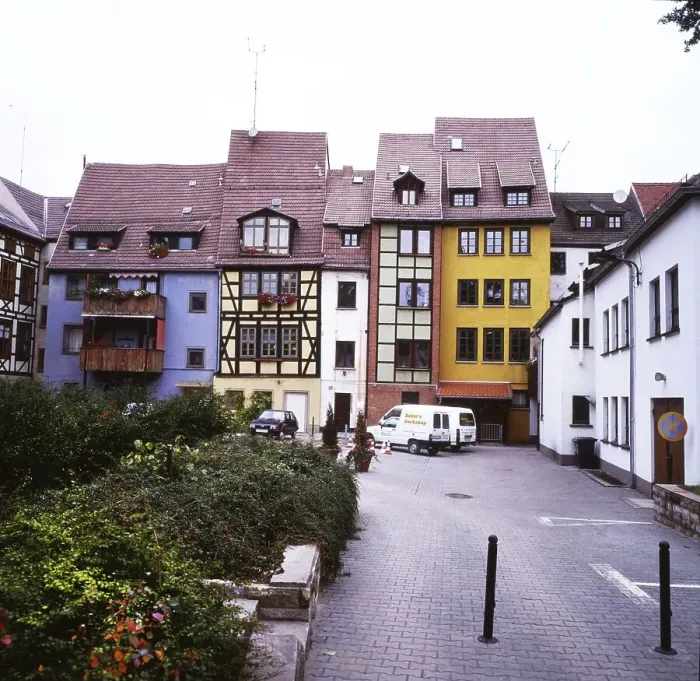 Framed Print : The city of Erfurt in Thuringia