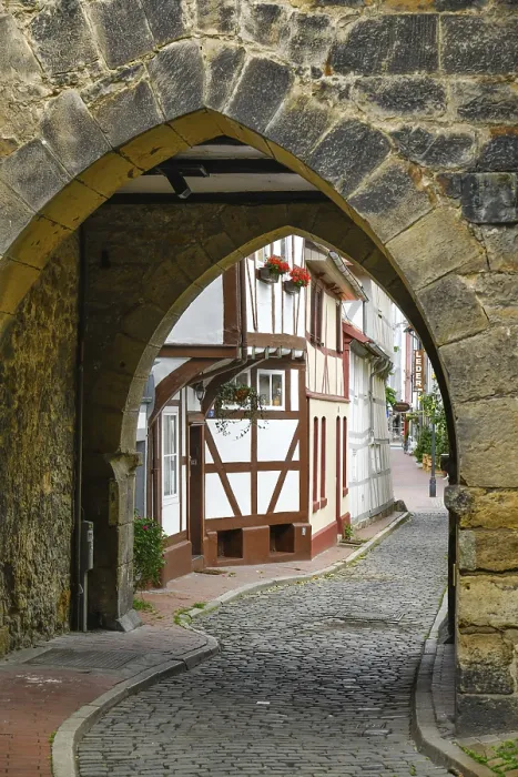 Framed Print : City gate in the Kehrwiedertum