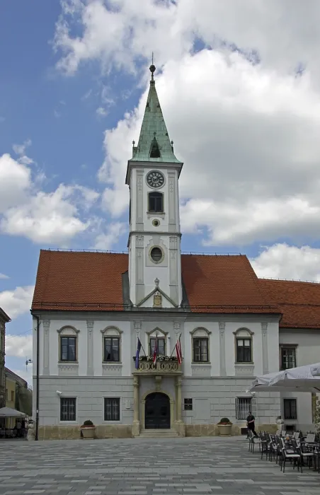 Framed Print : City hall, Varazdin, Croatia, Europe