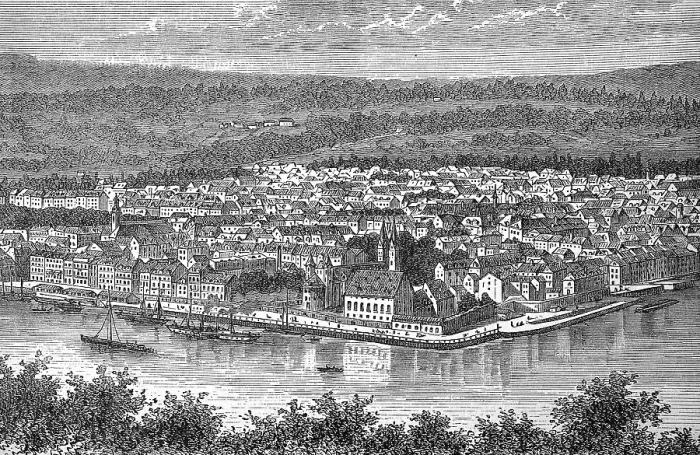 Framed Print : The city of Koblenz, Rhineland-Palatinate