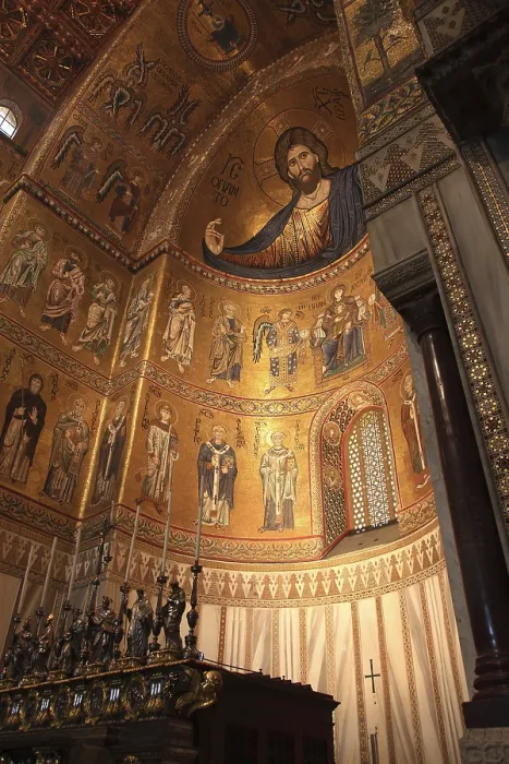 Framed Print : City of Monreale, in the Cathedral of Santa Maria Nuova Framed Print : City of Monreale, in the Cathedral of Santa Maria Nuova