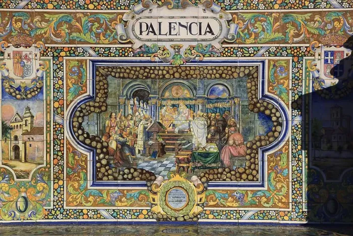 Framed Print : City of Seville, at the Plaza de Espana