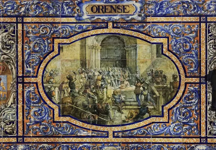 Framed Print : City of Seville, at the Plaza de Espana