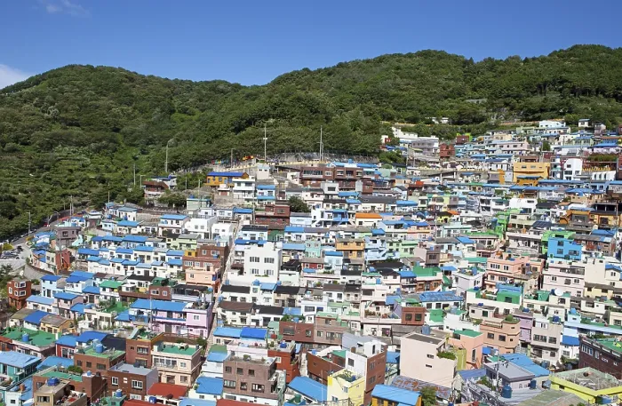 Framed Print : City view Gamcheon Village, Busan Framed Print : City view Gamcheon Village, Busan