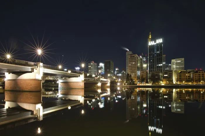 Framed Print : Cityscape and skyline of a modern metropolis