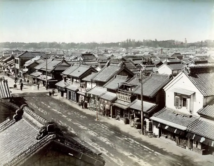 Framed Print : Cityscape, unknown location, possibly Kobe