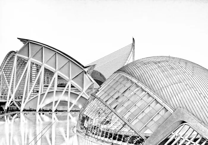 Framed Print : Ciutat de les Arts i les Ciencies
