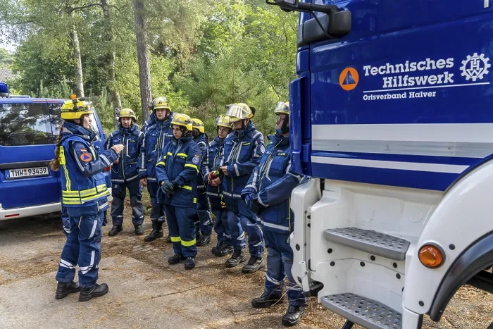 Framed Print : Civil defence exercise scenario Framed Print : Civil defence exercise scenario