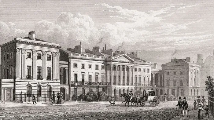 Framed Print : Clarence Terrace, Regent's Park