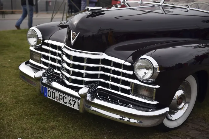 Framed Print : Classic car, 1947 Cadillac Series 62 Convertible