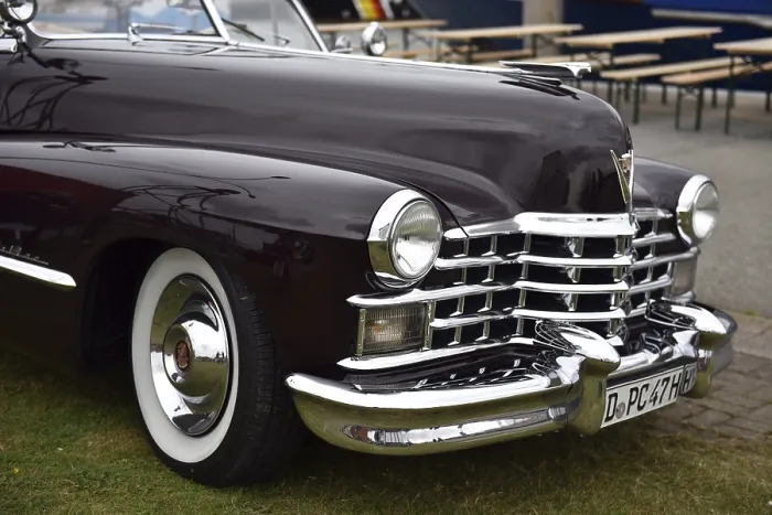 Framed Print : Classic car, 1947 Cadillac Series 62 Convertible