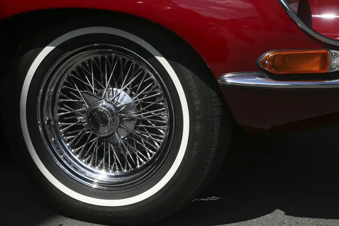 Framed Print : Classic car detail