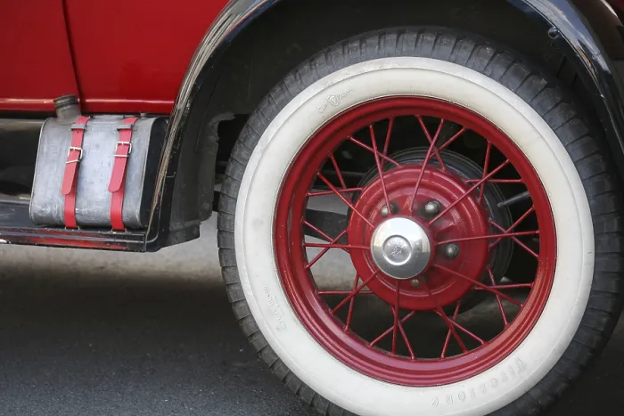 Framed Print : Classic car detail