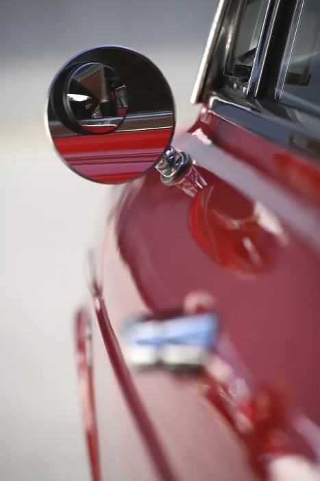 Framed Print : Classic car detail