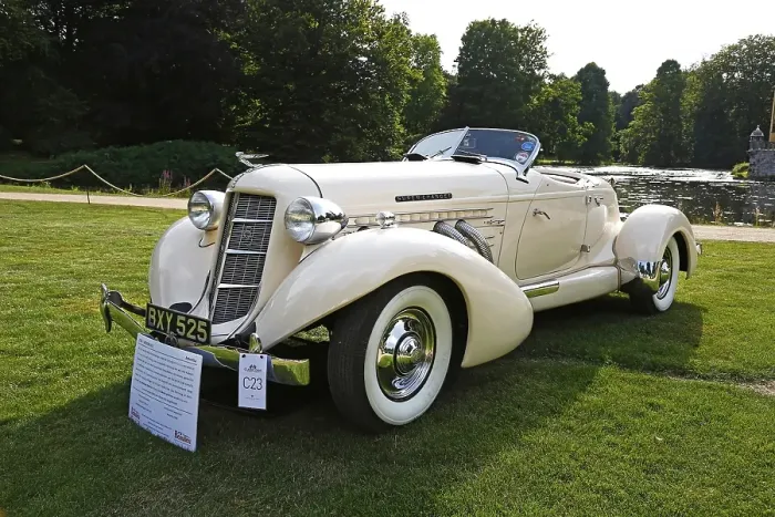 Framed Print : Classic car, Auburn 851, built in 1935