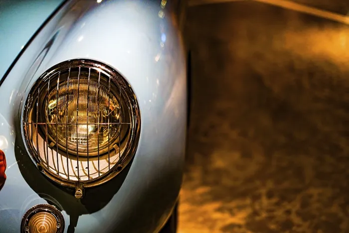 Framed Print : Classic car headlights. Shooting Location: Nishi -ku Framed Print : Classic car headlights. Shooting Location: Nishi -ku