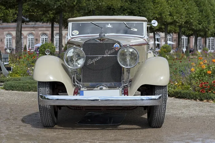 Framed Print : Classic car Hispano Suiza H6B, Cabriolet Spohn