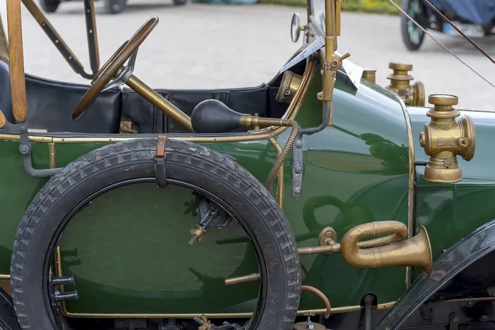 Framed Print : Classic car Le Zebre, France 1912