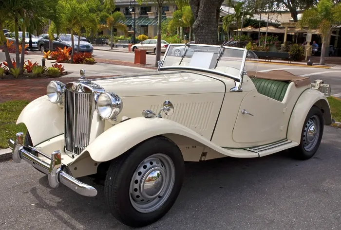 Framed Print : Classic Car, Naples, Florida /  Classic Car