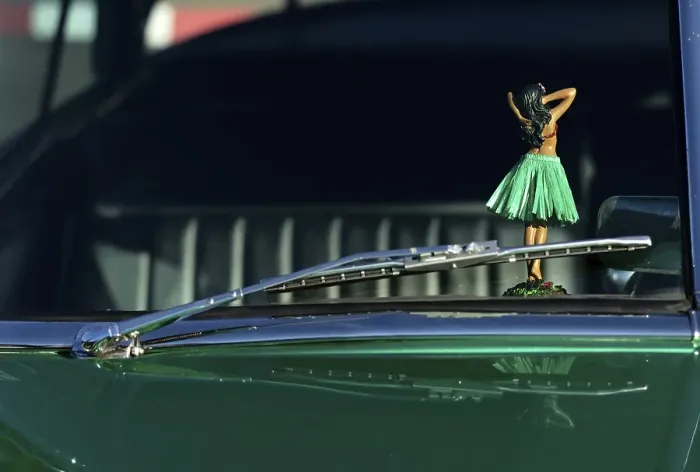 Framed Print : Classic car, vintage car, Hawaii hula dancer, figure on the dashboard, Chevrolet Bel Air 1951 hardtop coupe, mint green metallic business copy, Sasbachwalden, Baden-Wuerttemberg, Germany, Europe Framed Print : Classic car, vintage car, Hawaii hula dancer, figure on the dashboard, Chevrolet Bel Air 1951 hardtop coupe, mint green metallic business copy, Sasbachwalden, Baden-Wuerttemberg, Germany, Europe