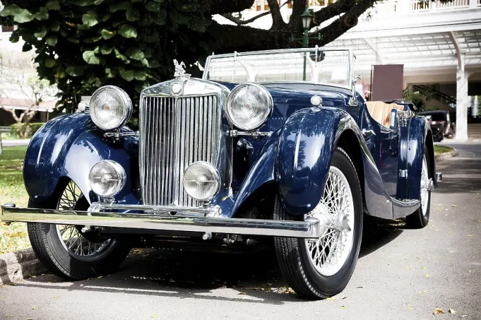 Framed Print : Classic Car on Vintage Car Parade Framed Print : Classic Car on Vintage Car Parade