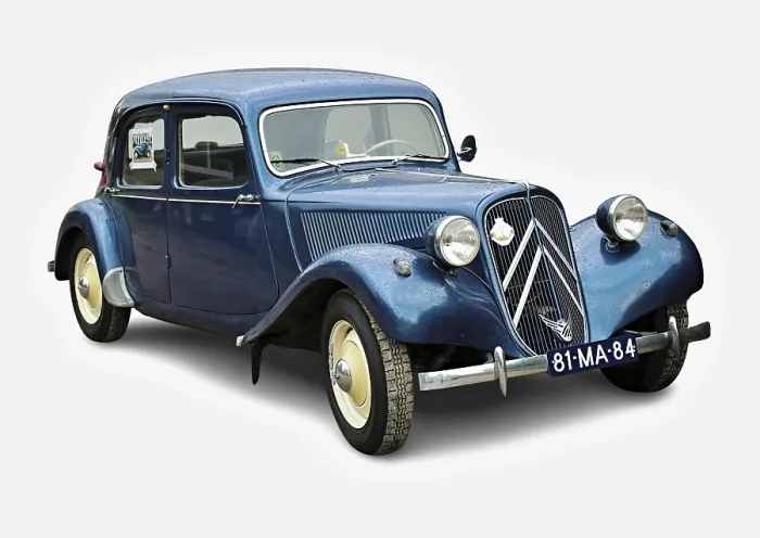 Framed Print : Classic Citroen Traction Avant parked Framed Print : Classic Citroen Traction Avant parked