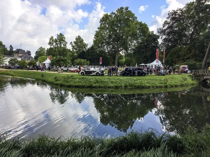 Framed Print : Classic Days exhibition area with vintage sports cars Classic Cars
