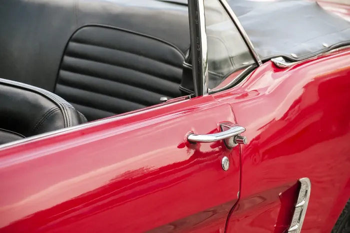 Framed Print : Detail of classic retro vintage car closeup