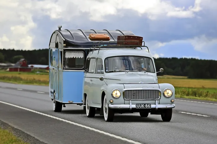 Framed Print : Classic Volvo car PV544, manufactured 1958-65 by Volvo Framed Print : Classic Volvo car PV544, manufactured 1958-65 by Volvo