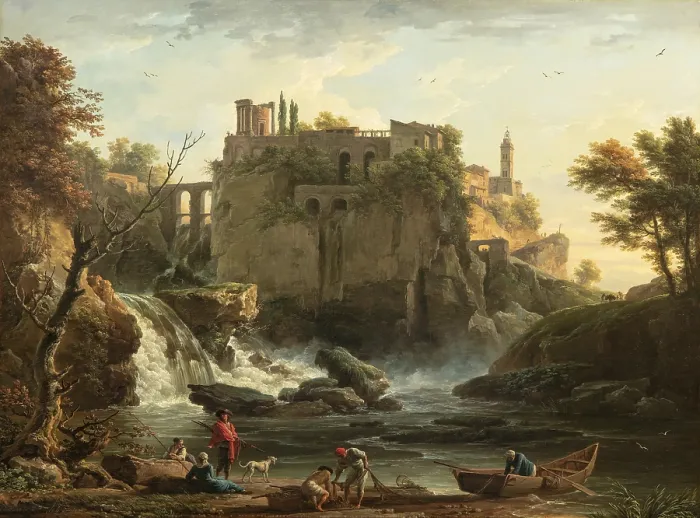 Framed Print : Claude Joseph Vernet (14 August 1714 - 3 December 1789)