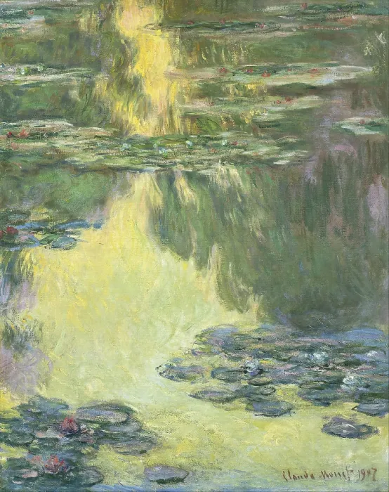Framed Print : Claude Monet (b. 14 November 1840 in Paris as Oscar-Claude Monet)