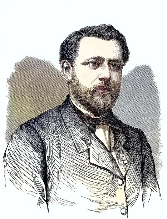 Framed Print : Claudius Chervin, born 3 August 1824