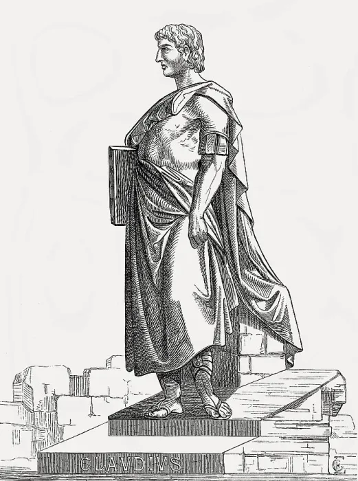 Framed Print : Claudius, Tiberius Claudius Caesar Augustus Germanicus