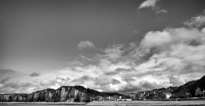 Framed Print : Cliff, cliffs, coastal landscape
