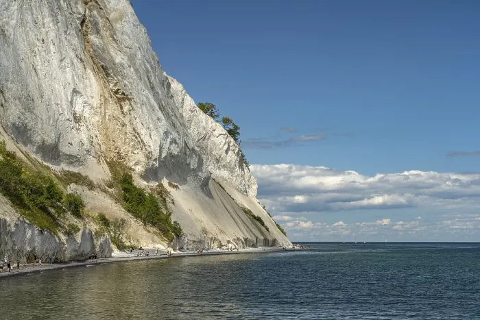 Framed Print : Cliffs and chalk cliffs Mons Klint