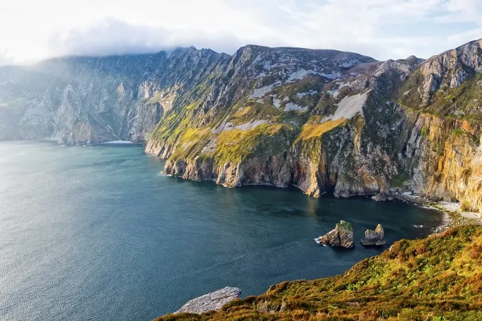 Framed Print : Cliffs of Slieve, County Donegal, Ireland, Europe Framed Print : Cliffs of Slieve, County Donegal, Ireland, Europe