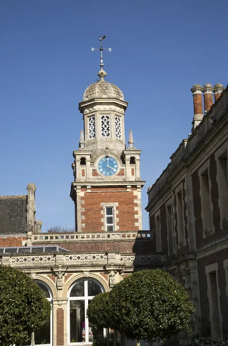 Framed Print : Clock tower of Somerleyton Hall country house Framed Print : Clock tower of Somerleyton Hall country house