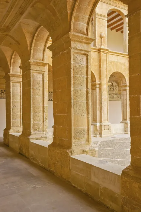 Framed Print : Cloister of the Convent of Sant Bonaventura