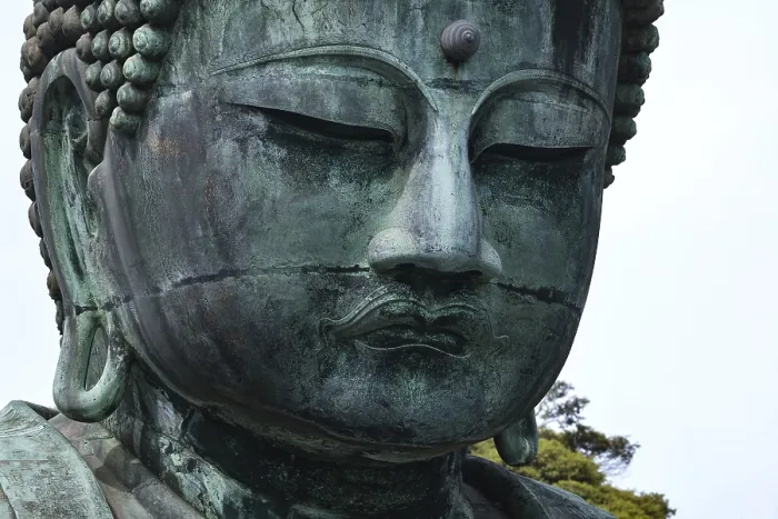 Framed Print : Close-up of the Big Buddha in Kotokuin Temple Framed Print : Close-up of the Big Buddha in Kotokuin Temple