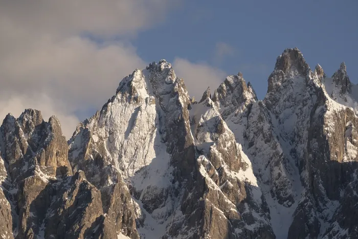 Framed Print : Close-up of the Haunhold mountain peak in the evening light